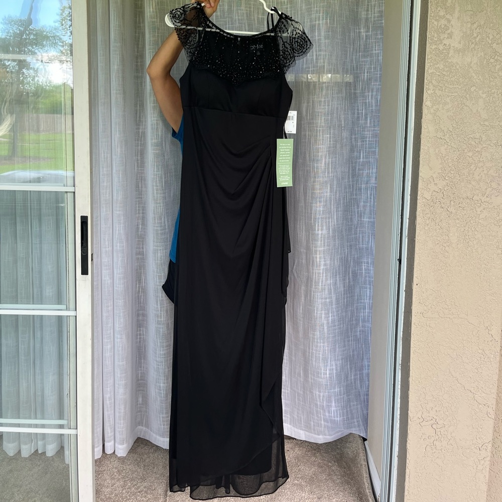 Size 4 Black long evening gown